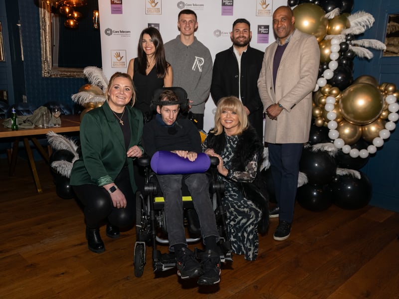 The event was attended by several sporting supporters of the charity, including Rugby league legend Rob Burrow CBE