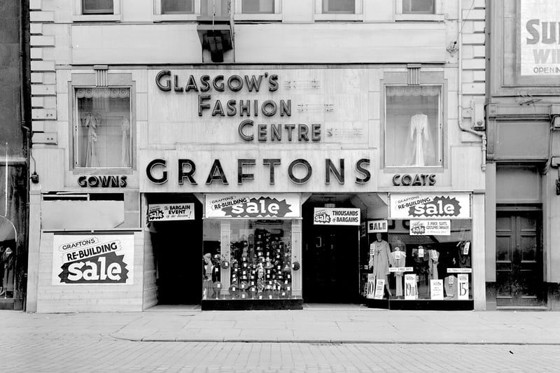 Graftons on Argyle Street was known as Glasgow's fashion centre with it being pictured here in 1938. Over a decade later the store would suffer tragedy when a blaze broke out. 