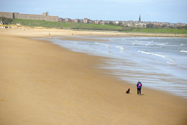 The UK saw unusually warm weather, but restrictions stopped many members of the public enjoying the coastline. 