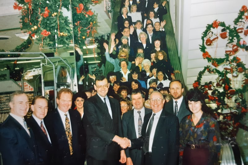 Staff at Lewis's in the 1990s