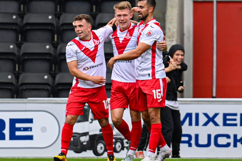 The centre forward is already a Challenge Cup winner with Airdrie. And he’s likely to play a key role in the promotion play-offs. But his sights are obviously set on breaking into the Hibs team – and has received encouragement from manager Montgomery.
