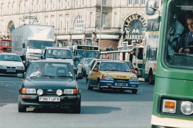 A busy New Market Street in May 1994.