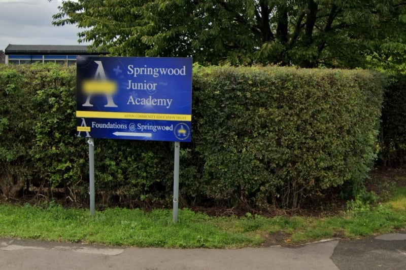 There was high praise from Ofsted this month for the 'Outstanding' rated Springwood Junior Academy, in Aughton Lane, Aston. The visit does not change this graded, but inspectors wrote if they carried out a full visit it not be considered 'Outstanding' anymore. A full inspection is likely to follow within two years. Inspectors wrote: "When you are part of Springwood Junior Academy you never walk alone. Friendship, support and help start in the Nursery and continue through to Year 6. The pupils are polite and welcoming."
 - https://reports.ofsted.gov.uk/provider/21/142139
