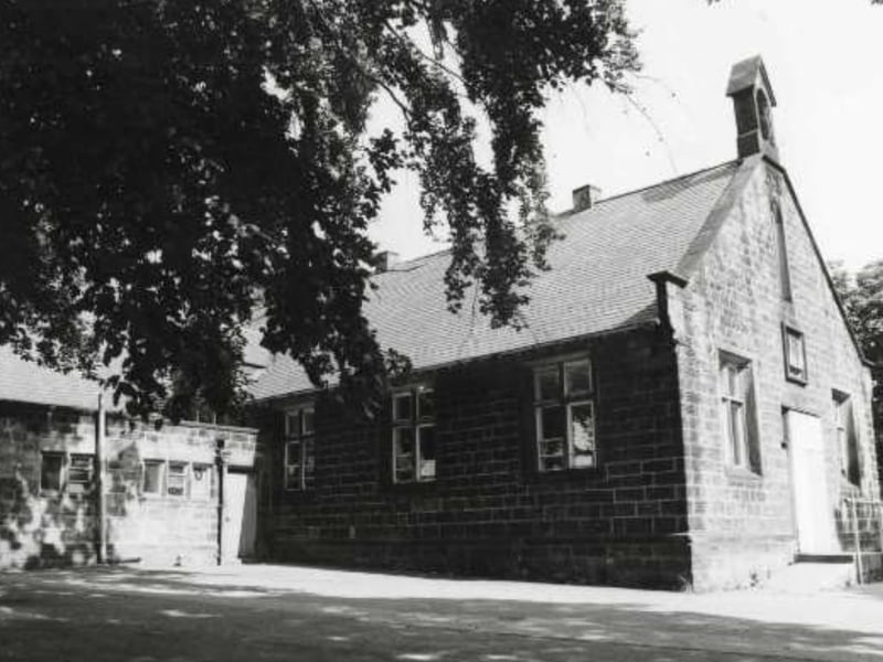 An unknown school in Sheffield pictured on July 16, 1986