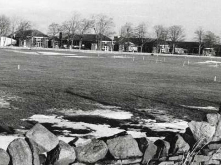 These playing fields are somewhere in Sheffield but where? This picture was taken some time between 1980 and 1999