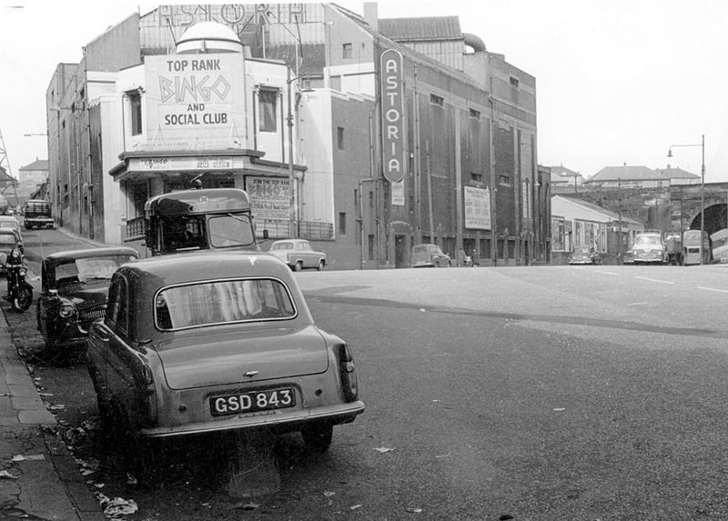The Astoria was built in 1931 and operated until 1962. 33 years later it would be demolished after being used as a bingo hall.