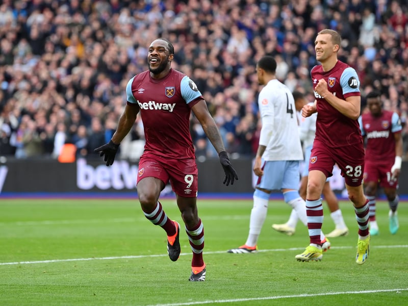 Nine years at West Ham has brought 64 Premier League goals for the striker. Will be 33 later this month but has still looked dangerous for the Hammers.