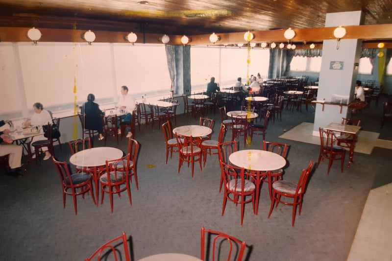 This was Lewis's cafe, upstairs. Do you remember it?