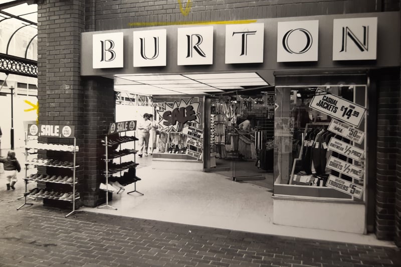 Burtons on Victoria Street, near the Houndshill entrance