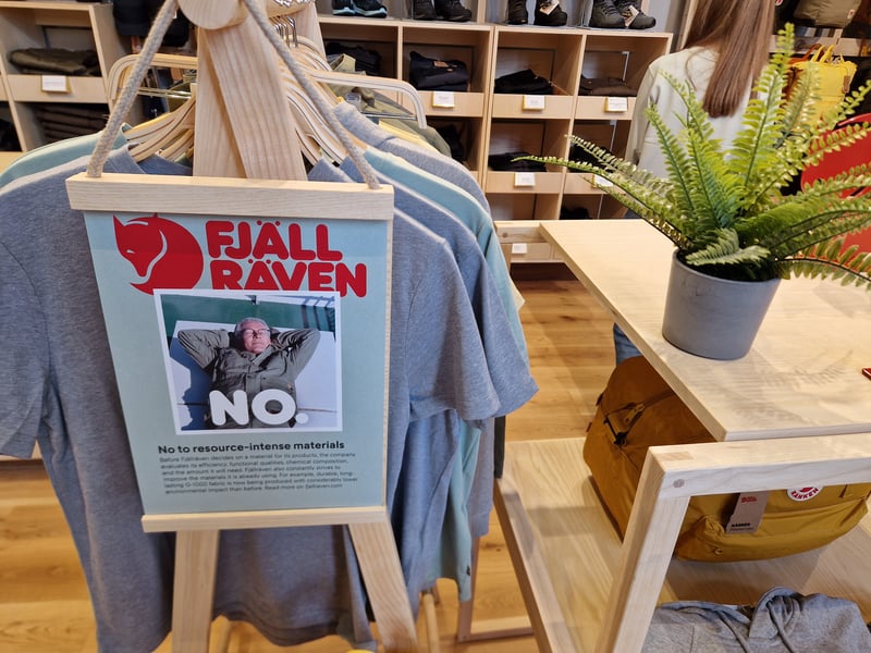 Sustainability is key at Fjällräven, which has opened a new shop on Charles Street in Sheffield city centre