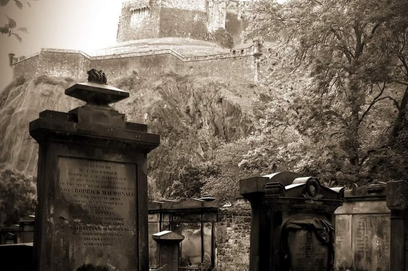 Michele Kirk used effects on her photo of Edinburgh Castle to create a haunting feel.