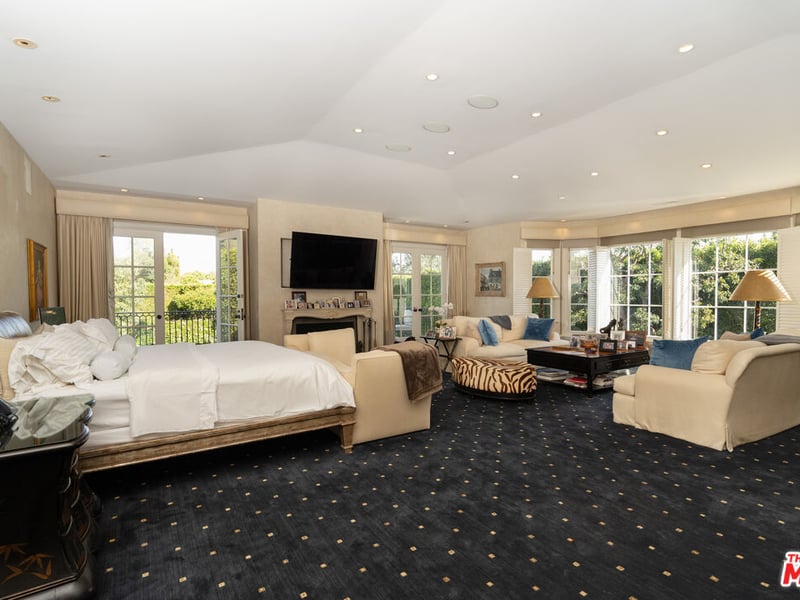 The Master Bedroom at the property is almost the size of many inner city apartments. We use the word "almost" as it's bigger than a lot of those apartments we've personally visited (Credit: The MLS)