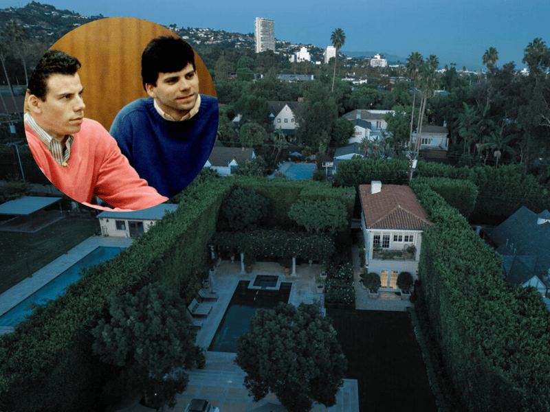 The mansion were Lyle and Erik Menendez killed their parents has sold earlier this week for $17 million (Credit: Getty/The MLS)
