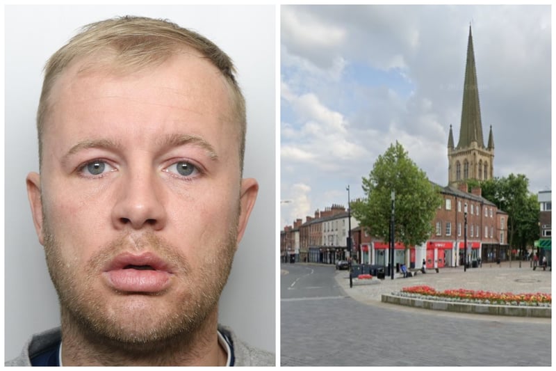Carling Appleton, 28, of Hobart Road, Castleford, was jailed for 32 months after admitting sexual assault, GBH without intent and theft. It followed a drunken rampage in Wakefield soon after he was released from the city's prison, in which he groped a woman in a pub before knocking a man unconscious.