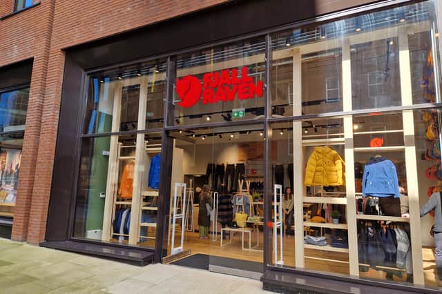 The Fjällräven outdoor clothing store on Charles Street is the latest new shop to open in Sheffield city centre
