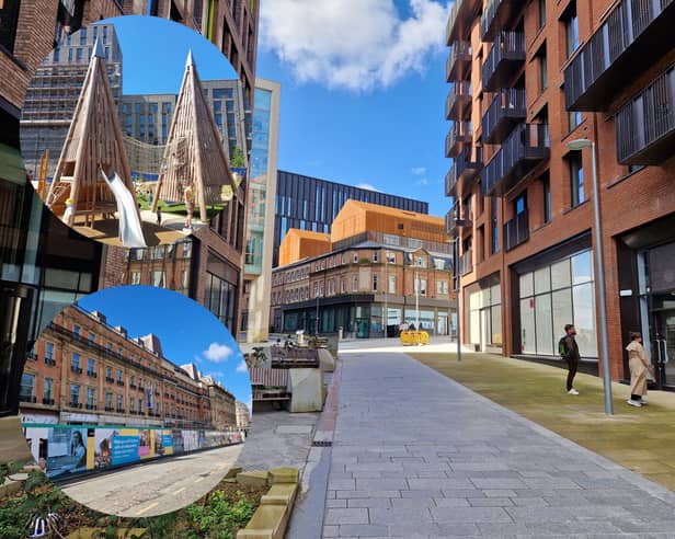 The new-look Sheffield city centre is beginning to take shape as a £480m overhaul nears completion