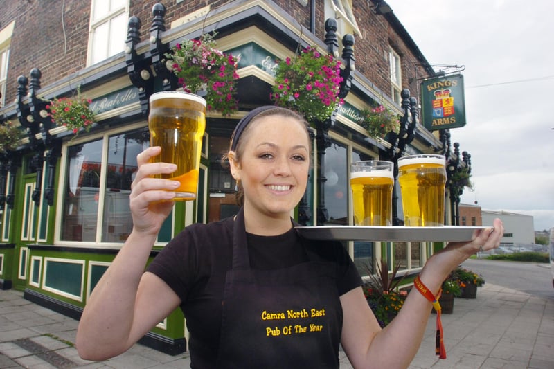 Barmaid Laura Smith helped to celebrate after the Deptford favourite was named as Camra Pub of the Year for the third year in a row in 2008.
