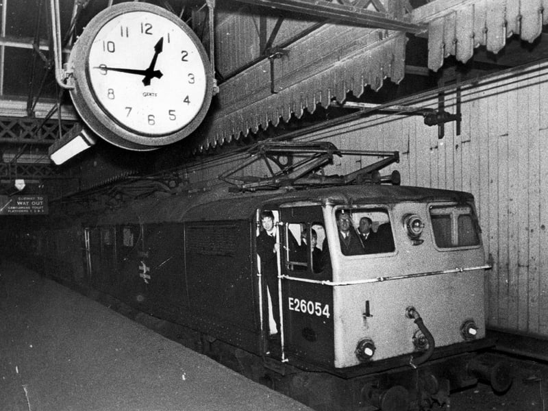 The last train arrives at Victoria Station in Sheffield, on January 5, 1970, after which the station closed for good