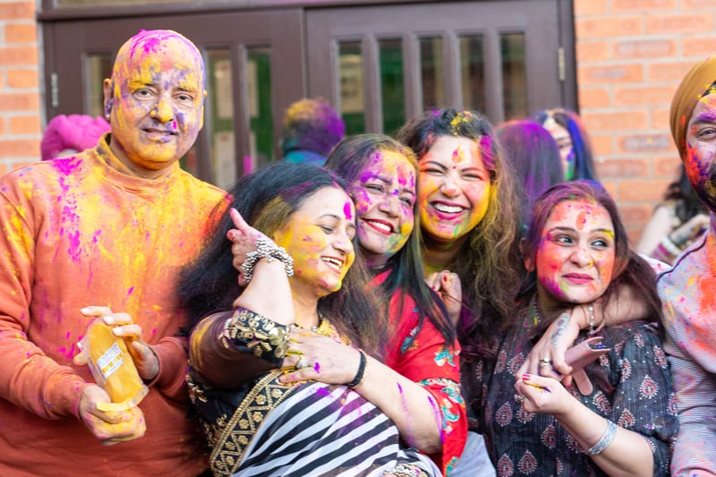 Like many religious festivals, Holi is a time for families to spend time together, and food and special dances feature in the celebrations. 