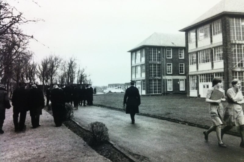 This was the scene at Blackpool Victoria Hospital following a triple murder where three children were stabbed