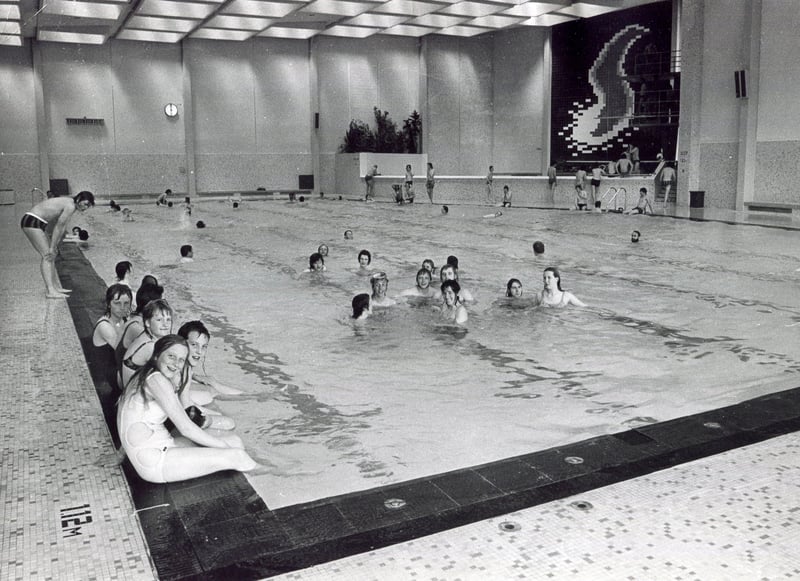 Sheaf Valley Swimming Baths, Sheffield, in July 1972
