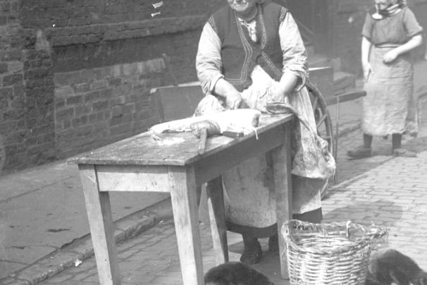 Meg Lownds was a fish seller for decades and worked at the corner of West Wear Street and Bridge Street.
The Sunderland Echo took a photo of her in 1937.