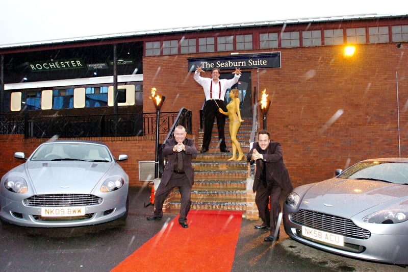 There was a Bond theme at the re-opening of the Pullman Lodge in August 2009.