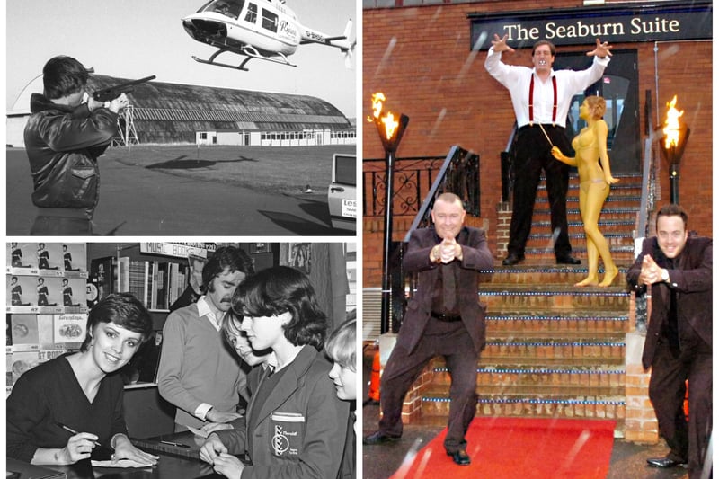 We are expecting your memories on these Sunderland retro links to James Bond.