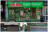 Papa Johns takeaways are closing in Barnsley, Rotherham and Doncaster. 