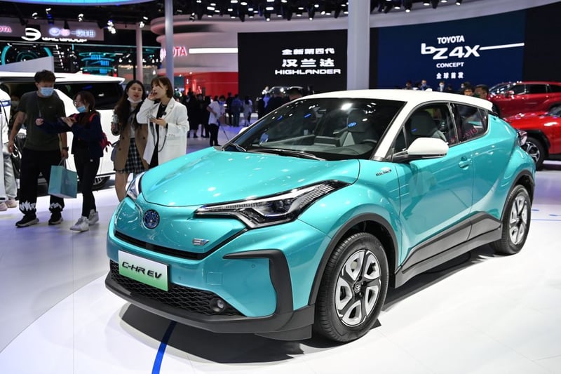 The Toyota C-HR ranked tenth overall among all types of electric vehicles, with  14,382 cars licensed for the first time in the UK within nine months. This accounts for 2.11 per cent of all electric cars licensed in the UK for the first time within this period. They start at £31,290.