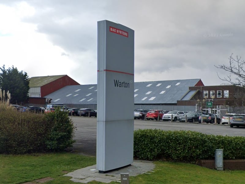 Warton is best known for its airfield, which serves as a major manufacturing base for BAE Systems.