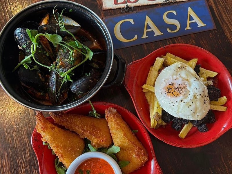 If you are looking for authentic Spanish tapas, look no further than Tinto Tapas Bar. They have some great deals on throughout the week which includes three lunch tapas dishes for £12. 105 Main St, Uddingston, Glasgow G71 7EW. 