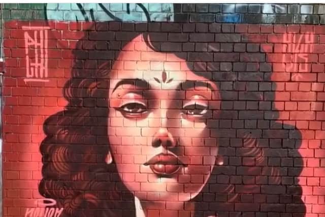 Street art by Philth Blake, which can be found in Floodgate Street, Digbeth. 