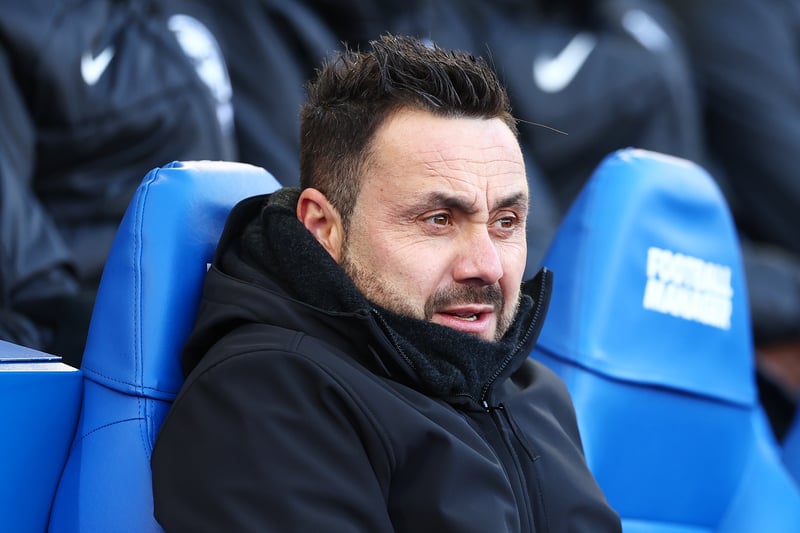 Brighton have underwhelmed somewhat this season but De Zerbi remains one of the most highly-rated young coaches in the game. It would be fascinating to see what he could do at a club of United's scale but it would certainly be a huge step up.