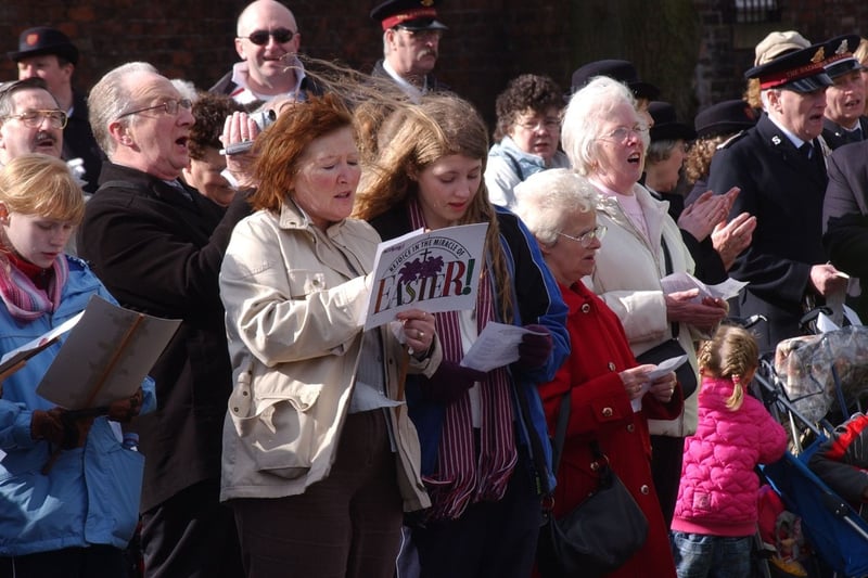 The Good Friday procession and service in Sunderland in 2006.