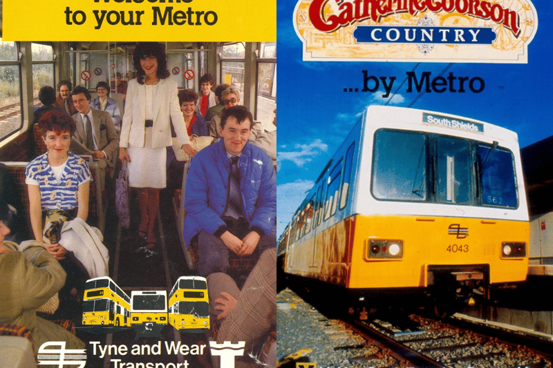 Promotional material ahead of the launch of the Tyne and Wear Metro in South Tyneside.