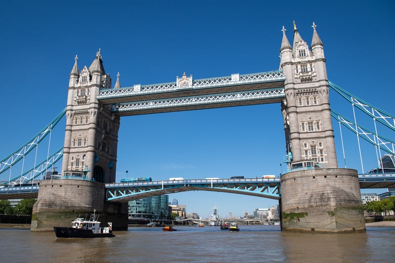 London’s famous river crossing also made a cameo in the first Mission Impossible as Kittredge arrived in the capital.