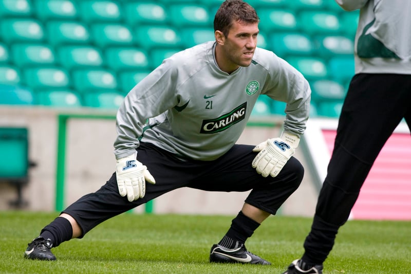 Goalkeeper made just four senior appearances for Rangers at the start of his career. Turned out for Motherwell, Inverness and Hibs and headed to Parkhead in 2007 under Gordon Strachan, joining as their back-up shot-stopper. He made 13 starts in three years. 
