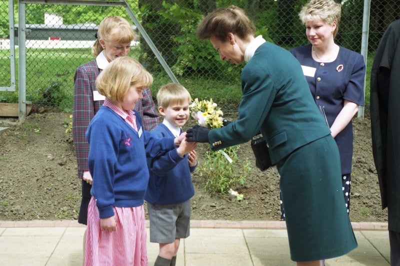 Were you one of the children who met Princess Anne when  she came to Sunderland High School?