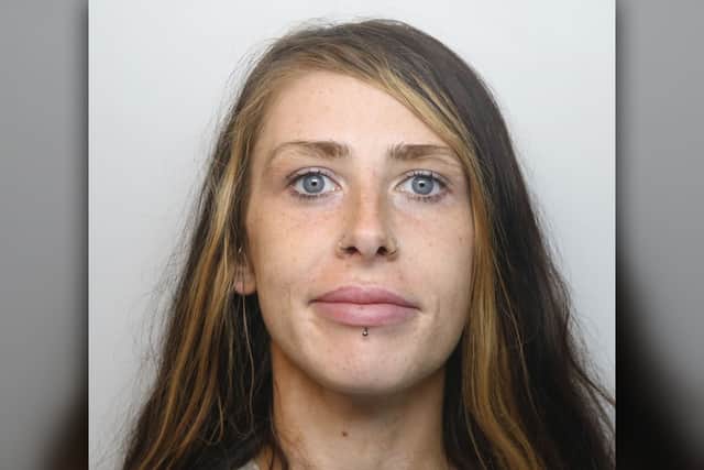 Nicole Ryder, 28, from Chesterfield stabbed another woman in the neck twice after an "confrontation" at an address in Grangewood, narrowly missing her victim's major arteries.
