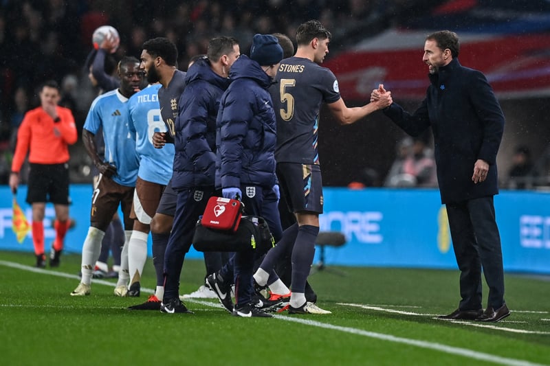 The City defender hobbled out of England's 2-2 draw with Belgium on Tuesday night with what Gareth Southgate described as 'an abductor issue'.