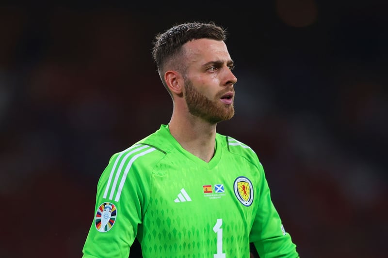 Firmly established as Scotland's number one, the Norwich City 'keeper has a reported market value of £2.1 million.