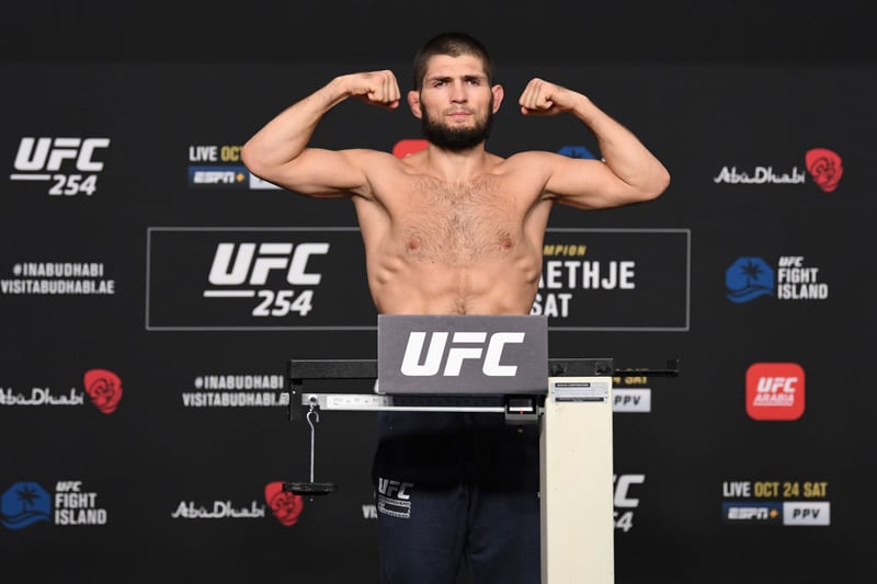 Russian fighter Khabib Abdulmanapovich was the longest-reigning UFC Lightweight Champion ever, holding the title from 2018 to 2021 with 29 wins and no losses. He's currently retired undefeated and is worth approximately $40 million.