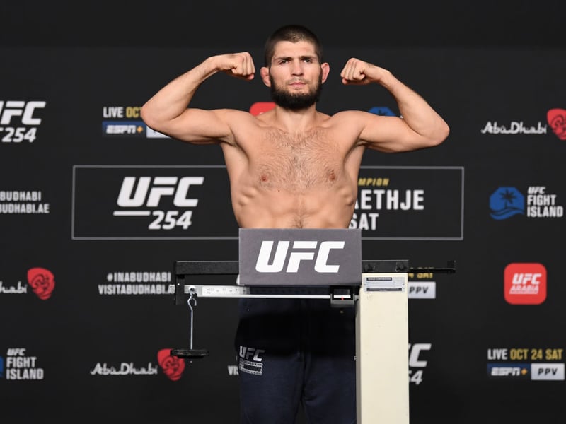 Russian fighter Khabib Abdulmanapovich was the longest-reigning UFC Lightweight Champion ever, holding the title from 2018 to 2021 with 29 wins and no losses. He's currently retired undefeated and is worth approximately $40 million.