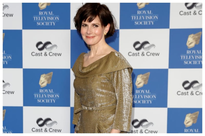 Louise Brealey opted for a rather unflattering shaped dress and colour for the Royal Television Society Awards