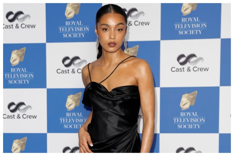 Actress Jasmine Jobson was amongst the best dressed at the Royal Television Society Awards. She opted for an elegant black dress and kept her hair swept back from her face
