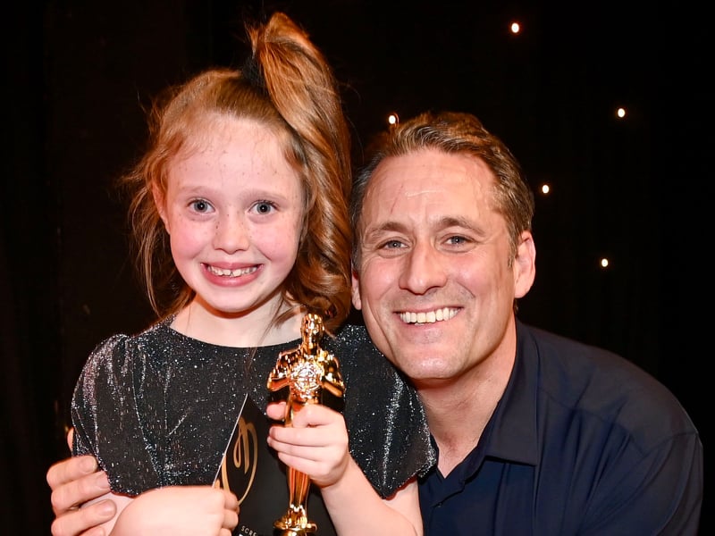Winner Comedy Actress 10 and under [Left: Savannah Pope Right: Nick
Pickard]