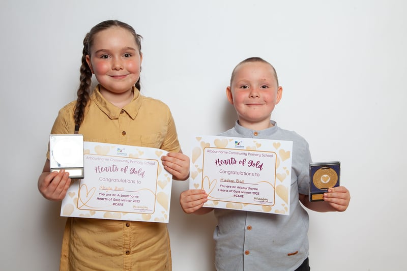 "These nominees are a brilliant brother and sister combo! They are supported in their development of CARE for others by their equally brilliant parents who engage their children in demonstrating acts of kindness across the community from leaving surprise homemade gifts to beautiful messages and actions that help to make lives better such as for the elderly who live in Arbourthorne. They are true Community ambassadors,  so they are nominated together!
"The sister in this duo lights up the room with her warmth and kindness. She shows a heart-warming awareness of the needs of others on a daily basis and nothing is too much trouble. She will always notice when someone is in need and is intuitive in providing the care that the individual needs at that time. She shows maturity beyond her years and is truly selfless in her acts of kindness. She will use her voice to help others when needed but knows when a subtle, quiet approach is more effective. She is a friend to all no matter what. She shows kindness, empathy, compassion in abundance every day and has a true heart of gold.
"The brother from this duo has joined in several fundraising activities this year, working together to raise funds to help both adults and children in our own and other countries who have suffered a natural disaster.  He took part in a sponsored silence which isn’t easy because he LOVES to talk!
"Their maturity is beyond their years. The world needs more people like this dynamic duo to light the way!"