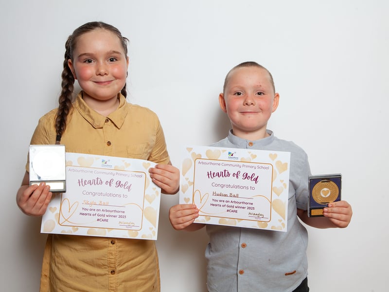 "These nominees are a brilliant brother and sister combo! They are supported in their development of CARE for others by their equally brilliant parents who engage their children in demonstrating acts of kindness across the community from leaving surprise homemade gifts to beautiful messages and actions that help to make lives better such as for the elderly who live in Arbourthorne. They are true Community ambassadors,  so they are nominated together!
"The sister in this duo lights up the room with her warmth and kindness. She shows a heart-warming awareness of the needs of others on a daily basis and nothing is too much trouble. She will always notice when someone is in need and is intuitive in providing the care that the individual needs at that time. She shows maturity beyond her years and is truly selfless in her acts of kindness. She will use her voice to help others when needed but knows when a subtle, quiet approach is more effective. She is a friend to all no matter what. She shows kindness, empathy, compassion in abundance every day and has a true heart of gold.
"The brother from this duo has joined in several fundraising activities this year, working together to raise funds to help both adults and children in our own and other countries who have suffered a natural disaster.  He took part in a sponsored silence which isn’t easy because he LOVES to talk!
"Their maturity is beyond their years. The world needs more people like this dynamic duo to light the way!"