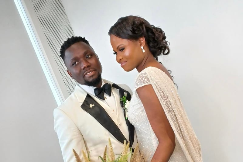 Michael Oduburu and Chindilim OBI repeated their vows and made their wedding official in
November.